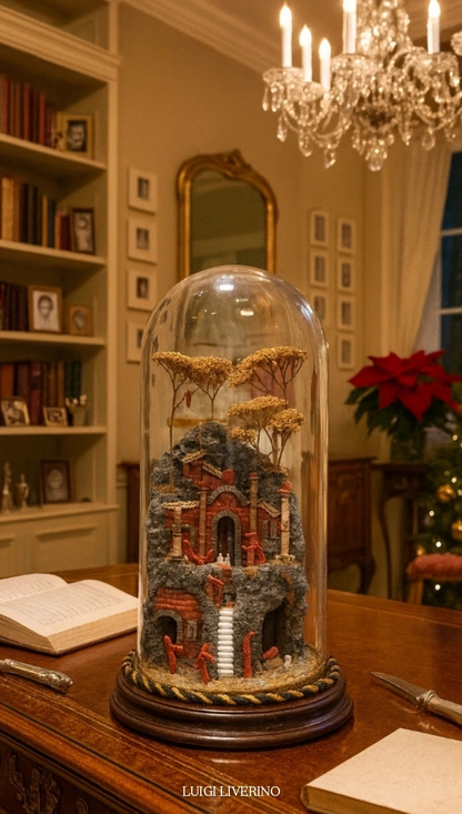 Presepe in corallo grande