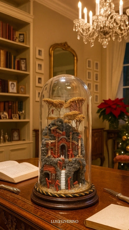 Presepe in corallo grande