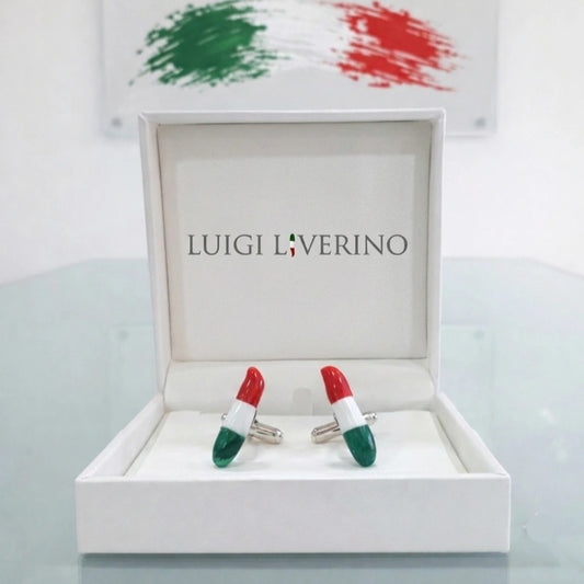 Gemelli in argento con TriKorno