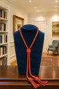 Collana "tessita" di corallo rosso mediterraneo