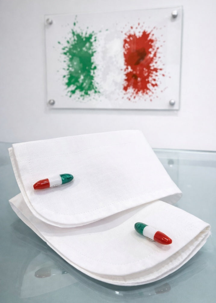 Gemelli in argento con TriKorno