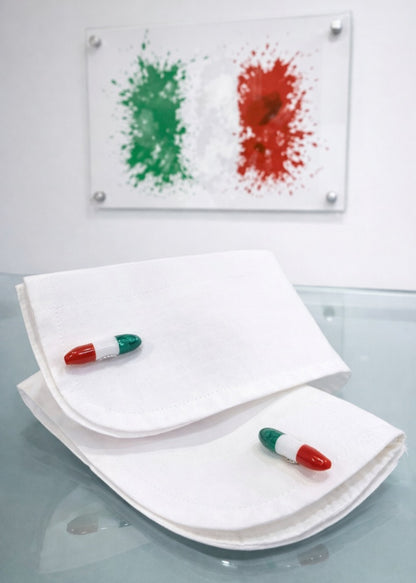Gemelli in argento con TriKorno