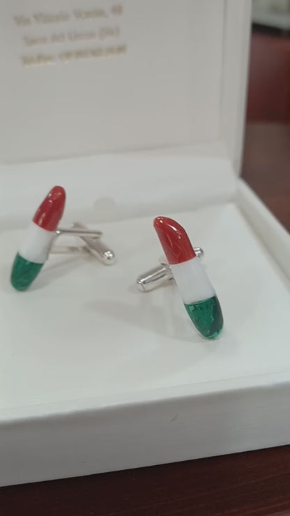 Gemelli in argento con TriKorno